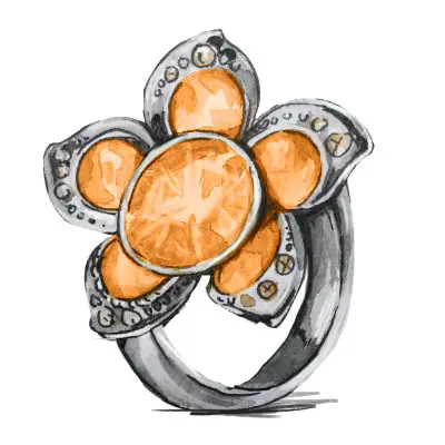 Shop Orange Calcite Jewelry