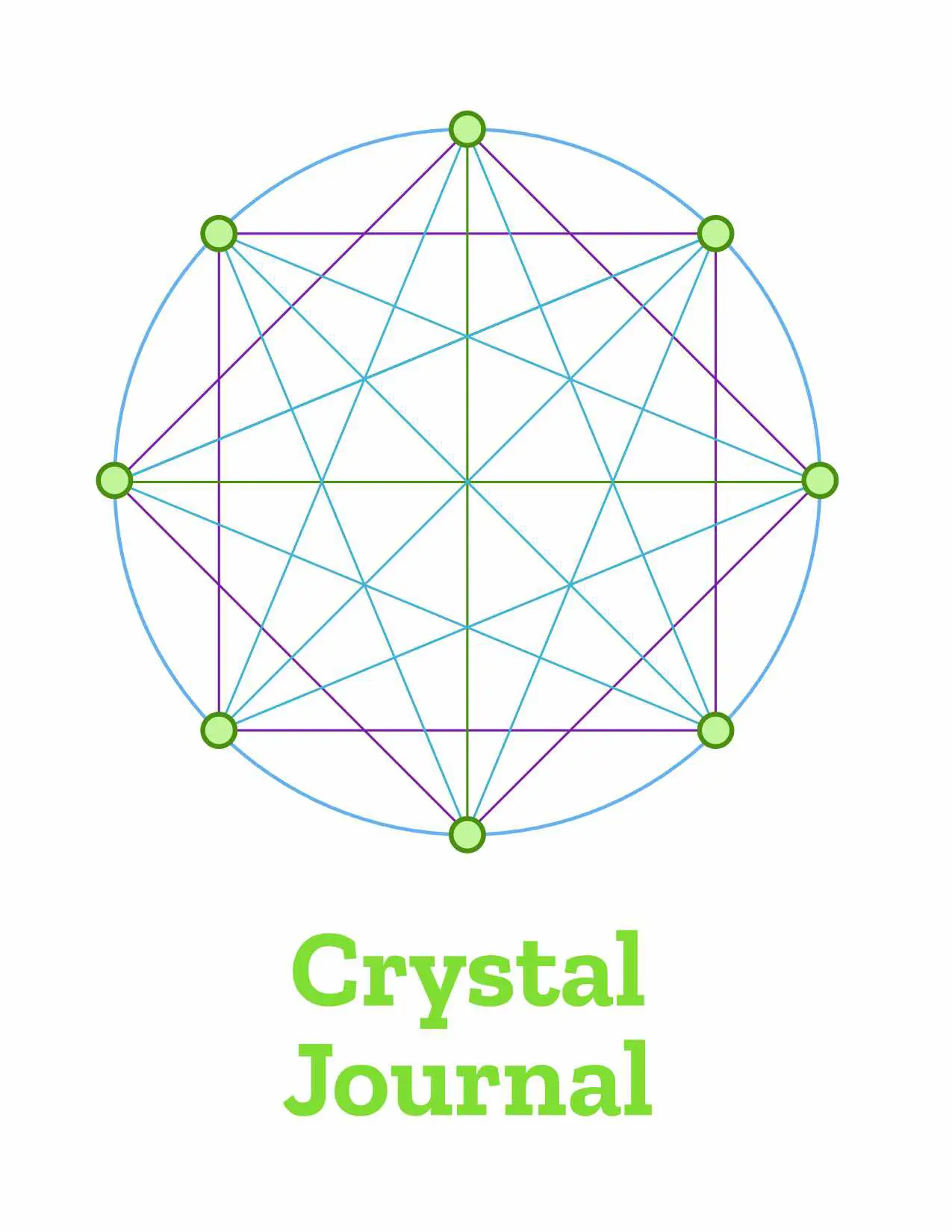 Crystal Grid Journal Cover Printable PDF