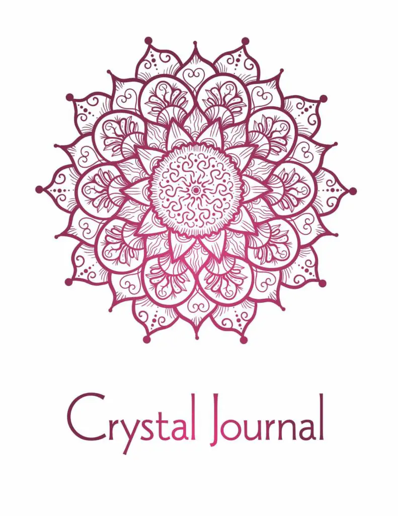 Red Crystal Journal Cover