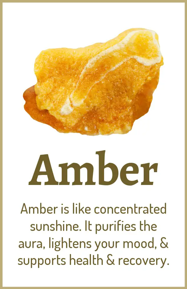 Amber Meaning & Healing Properties Crystal Curious
